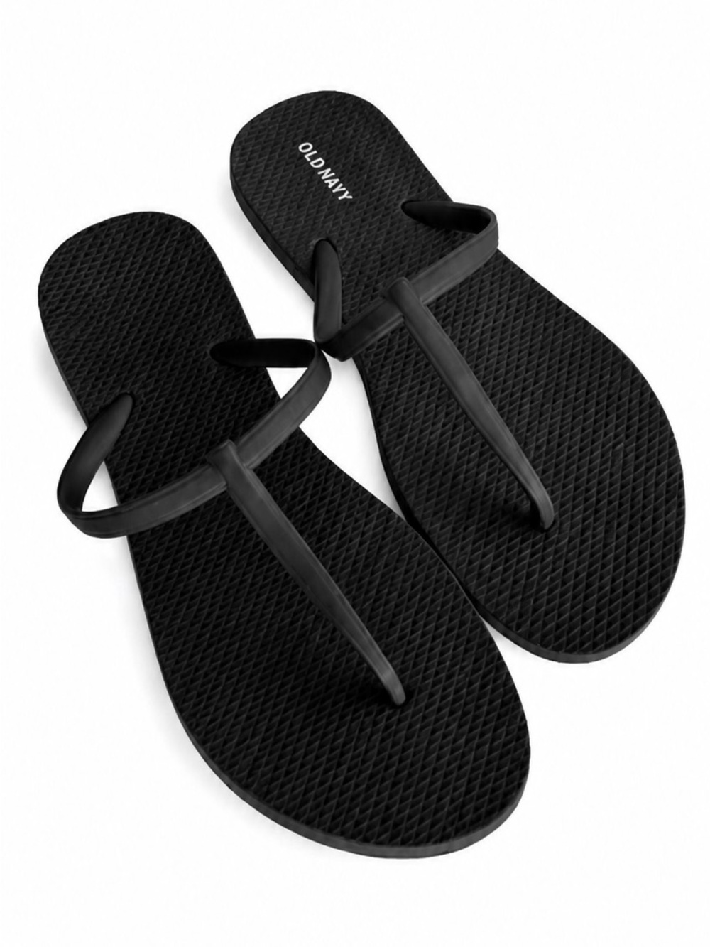 Old Navy Black Women's Flip Flop Sandals - Size 8